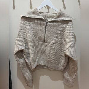 H&M Beige Turtleneck Sweater